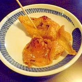 オーブントースターで焼くだけ♪　鶏皮のおつまみ☆